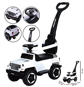 ZIPPY - ANDADOR JIPE C/ EMPURRADOR BRANCO