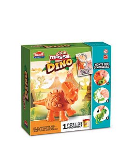 CLUB MASSA DINO SORTIDOS C/ 01 POTE (50G)