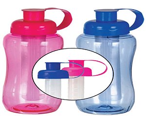 SQUEEZE PET ESPORTIVA 750 ML FRESH C/TUBO DE GELO