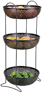 VITTA - FRUTEIRA TRIPLA 28,5 X 70 CM