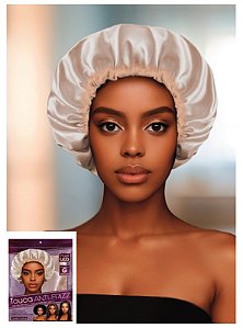 TOUCA DE CETIM ANTI-FRIZZ P/ CABELO LONGO AFRO