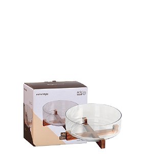 WOOD - SALADEIRA Ø15 X 10 CM C/ BASE ACACIA