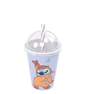 COPO SHAKE 280 ML STITCH CAPIVARA - CAIXA C/ 15 PEÇAS