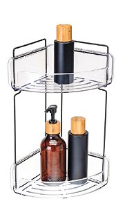 BLACK - CANTONEIRA DUPLA PS - 24,5 X 17,5 X 33 CM