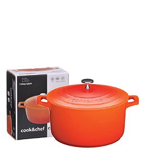 COOK & CHEF - CAÇAROLA 20 CM LARANJA 2,5L