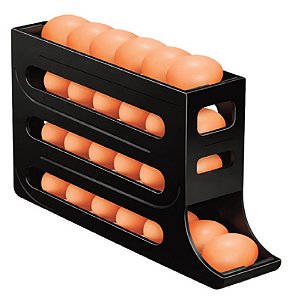 ORGANIZADOR AUTOMATICO 30 OVOS - PRETO