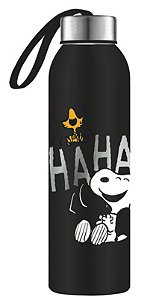 GARRAFA 800ML TAMPA INOX SNOOPY HAHAHA
