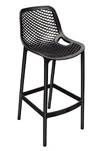 CADEIRA MOSAICO ALTA BISTRO PRETA