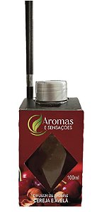 DIFUSOR AROMAS E SENSAÇÕES 100ML CEREJA & AVELÃ  - CAIXA C/ 12 PEÇAS