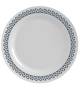 OPALINE MENU PRATO 27 CMS GEOMETRIC - CAIXA C/ 12 PEÇAS