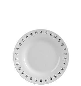OPALINE MENU PRATO SOBREMESA 19 CMS ROCK - CAIXA C/ 24 PEÇAS