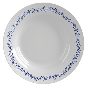OPALINE MENU PRATO 27 CMS AZUL DEC - CAIXA C/ 12 PEÇAS
