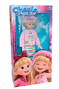 BONECA SHEYLA STAR GIRL 52 CM