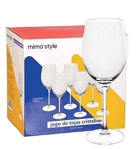 TACA CRISTALINE 570 ML - JG C/ 06 PCS