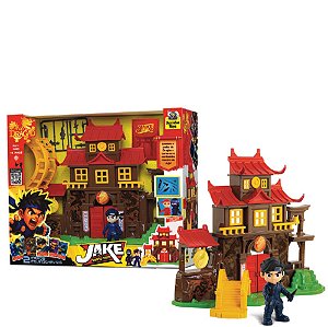 JAKE - DOJO DO DRAGAO C/ 1 PERSONAGEM E 2 CARDS