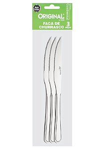 CONTINENTAL - FACA DE CHURRASCO JG C/ 03 PCS