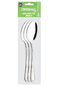 CONTINENTAL - COLHER DE MESA JG C/ 03 PCS