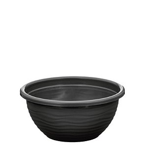 VASO REDONDO ONDULADO 7,7L PRETO