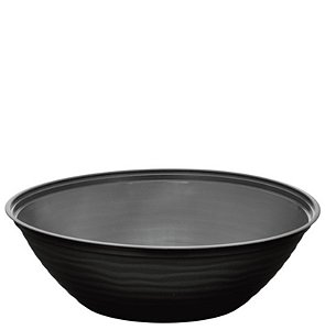 VASO REDONDO ONDULADO 12L PRETO