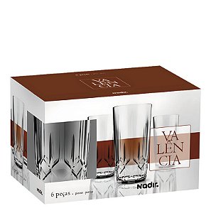 VALENCIA COPO LONG DRINK 395 ML - JG C/ 06 PCS