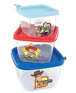 CJ CONECTS POTE QUADR C/ 3 PCS TOY STORY 5 - 140 / 270 / 470 ML