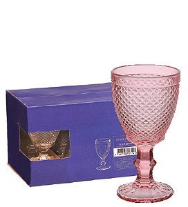 GLASS - TACA 320ML JG C/ 06 PCS BICO DE JACA ROSA