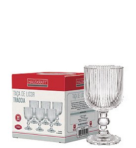GLASS - TACA 80ML JG C/ 06 PCS GRAFFIATO