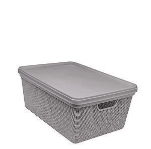 CAIXA JUTA 1,8L C/ TPA CINZA