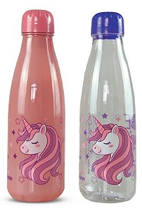 GARRAFA PET PARIS 600ML UNICORNIO