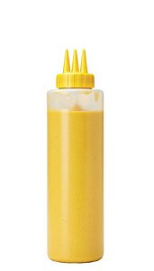 BISNAGA PROFISSIONAL 600ML AMARELA BICO TRIPLO