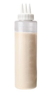 BISNAGA PROFISSIONAL 1.0L BRANCA BICO TRIPLO