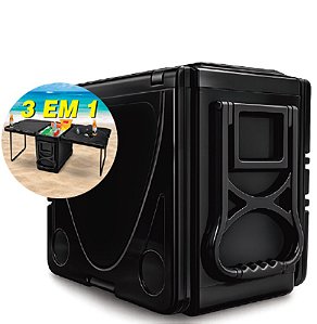 CAIXA TERMICA 32L - 3 EM 1 PRETA