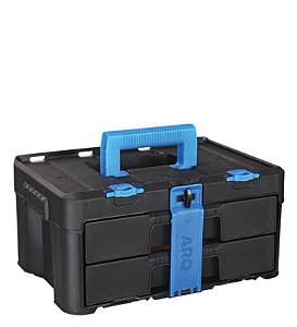 ULTRA BOX - CX FERRAM. MODULAR 7004 C/ 2 GAVETAS TRILHO DE ACO - 47 X 32,8 X 23,9 CM