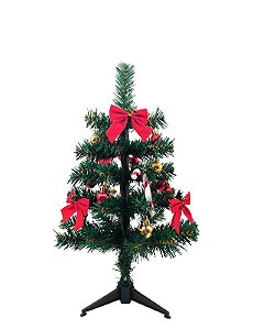 ARVORE DE NATAL DE MESA 40CM C/ 20 ORNAMENTOS