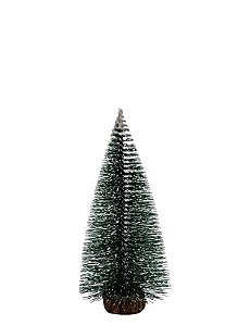 ARVORE DE NATAL DE MESA PINHEIRO 20CM VERDE NEVADO - CAIXA C/ 6 PEÇAS