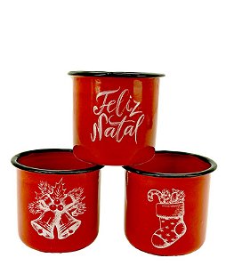 MESA - CANECA 150ML ESMALTADA DEC NATAL