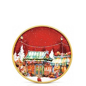 MESA - TRAVESSA PLAST RED 23 X 3CM DECOR