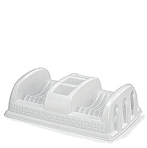 ESCORREDOR DE PRATOS RATTAN BRANCO