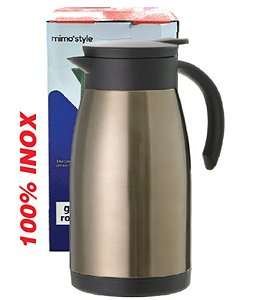GARRAFA TERMICA 1L PAREDE DUPLA INOX BRONZE