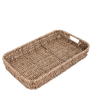 NATURAL - BANDEJA RETANGULAR 35 X 22 X 5 CM
