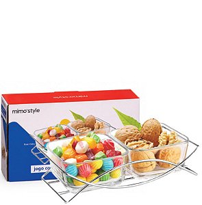 PETISQUEIRA SQUARE JG C/ 02 PCS - 21,5 X 11 X 5 CM