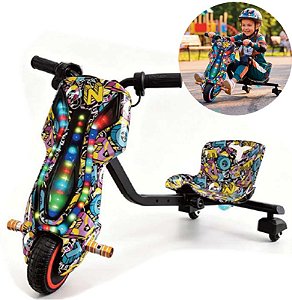 ZIPPY - TRICICLO DRIFT ELETRICO EXTREME STREET 36V 150W 80KG