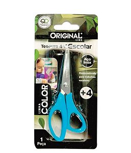 TESOURA ESCOLAR COLOR 4,5"
