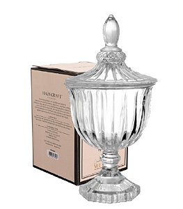 GLASS - POTICHE MELINA Ø11,5 X 24,5 CM