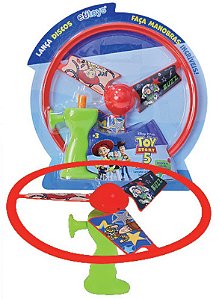 LANCA DISCO C/ 2 PCS COM LUZ TOY STORY
