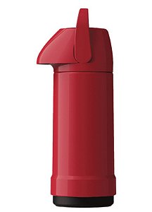 GARRAFA TERMICA GLT PRESSAO 1L LISA VERMELHO