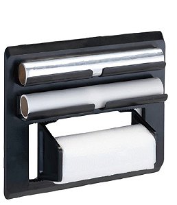 BLACK SUSPENSA 3M - SUPORTE P/ TRÊS ROLOS - 36,5 X 30 X 10 CM