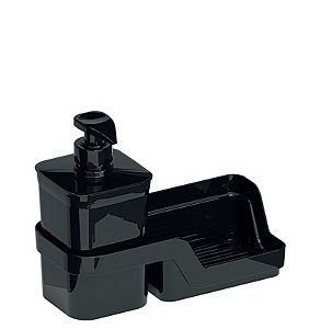 PORTA DETERGENTE 500ML CJ C/ 02 PCS PRETO