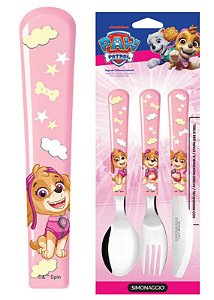 DISNEY CARTELA - CJ TALHER 3 PCS PATRULHA CANINA SKYE