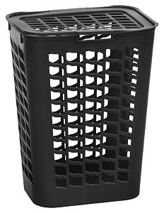 CESTO TELADO RET 55L PRETO